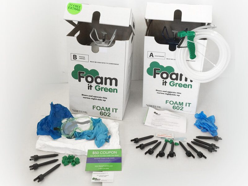 Foam It Green Spray Foam Kits